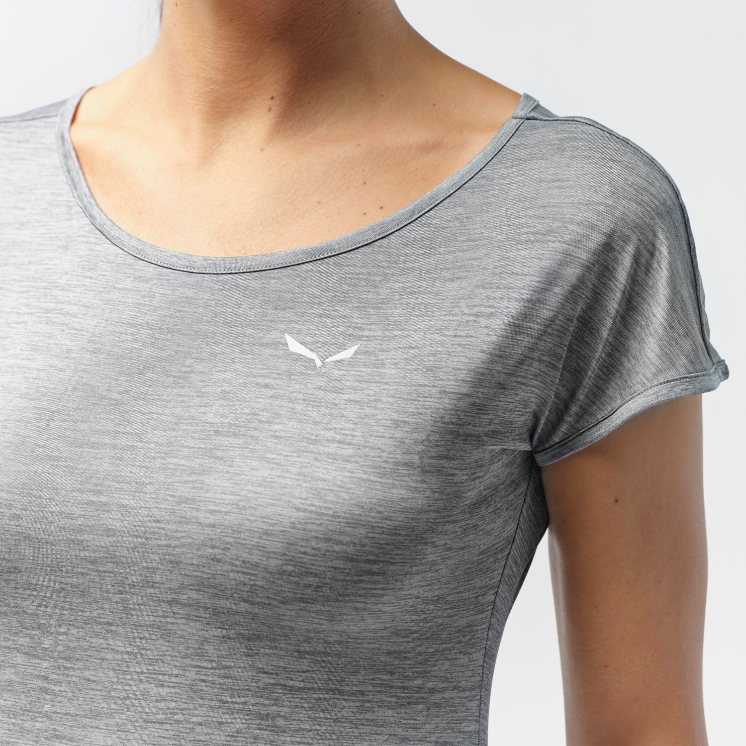 Mujer SALEWA Puez Melange Dry W S/S tee Blusas y Camisetas 