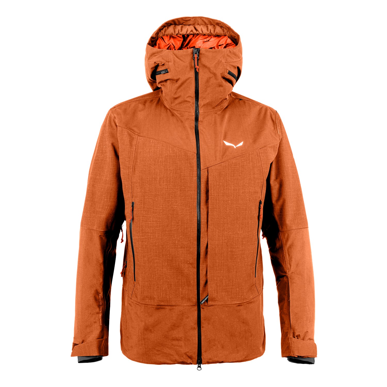 Homme Moufles de ski rembourrées - Orange