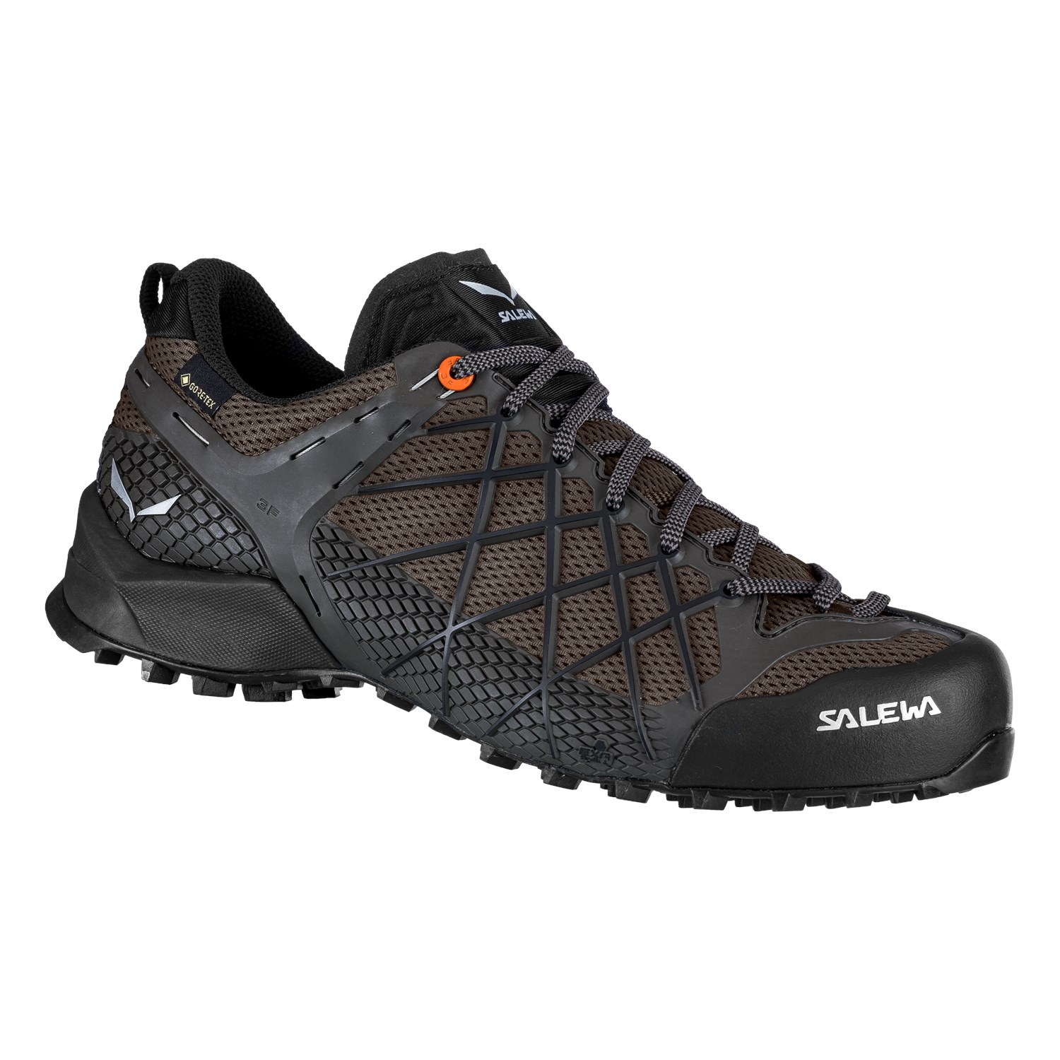 Salewa Mens Wildfire GORE-TEX Walking Shoes Brown Sports Outdoors Waterproof 
