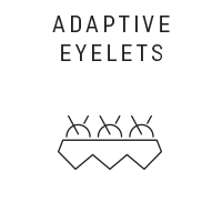 ADAPTIVE EYELETS. Design vector and retro