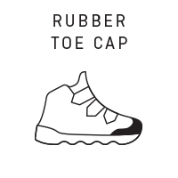 RUBBER ТОЕ САР. Illustration design and silhouette